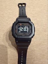 G SHOCK DW H5600 1JR Digital Wristwatch G SQUAD Solar Powered Black Edition