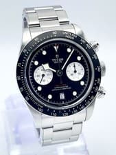Tudor Black Bay Chronograph 41mm 79360N Black Dial Black Bezel Stainless Papers