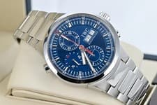 IWC GST Chrono Rattrapante 43mm Wristwatch - IW3715 28 With Pouch & Papers 2007