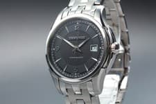 [N MINT] HAMILTON Jazzmaster Viewmatic H325151 41mm Black Dial Date  Men's Watch
