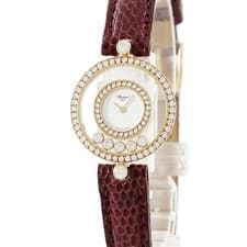 Chopard watch 20/3957 Happy Diamonds Red Ladies