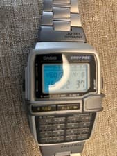 CASIO DBC-V500 Easy Rec Data Bank Digital Watch Japan Working Used