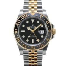 ROLEX Gmt Master Ii 126713GRNR Black Men's Used Watch #31831