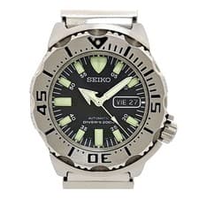 Seiko SKX779K Diver's 200m Black Monster Watch Used From Japan