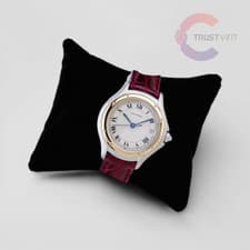 Cartier Panthère PANTHERE Cougar Two-Tone Roman Date SM 27mm case watch w/Box