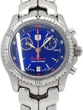 TAG Heuer Link Sea Racer CT1115.BA0551 41mm Blue Dial Stainless Steel #T423