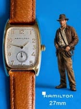 Hamilton American Classic Indiana Jones Watch H1343155 27mm Boulton Vintage Look