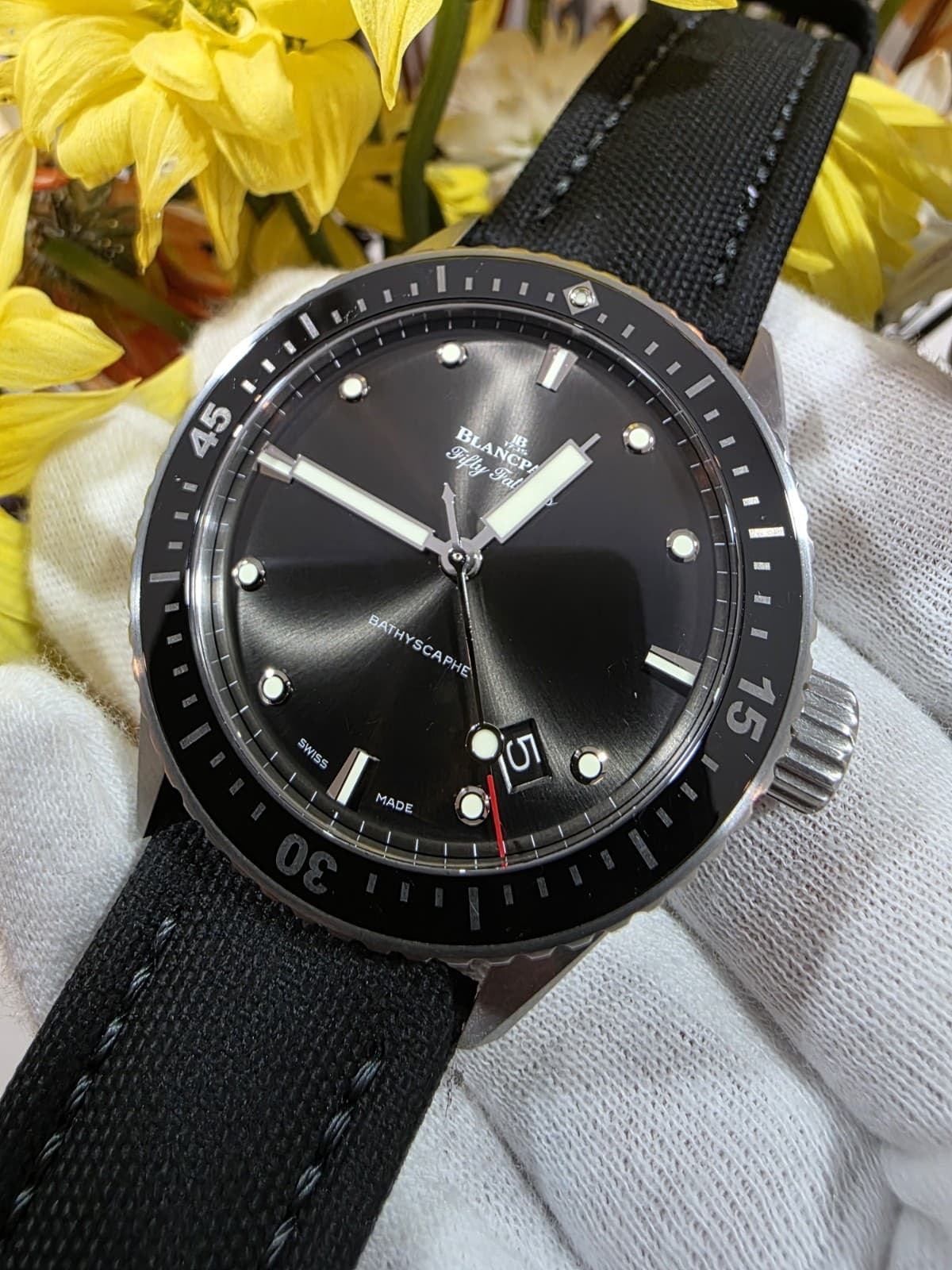 Blancpain Fifty Fathoms Bathyscaphe 43mm Grey 5000-1110-B52A NEW 2026 COMPLETE