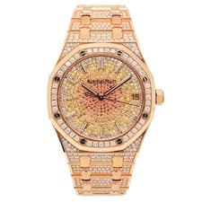 Audemars Piguet Royal Oak 15502OR.ZZ.1222OR.01 18K Rose Gold Diamond Watch