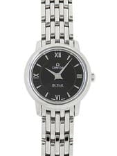 OMEGA De Ville Prestige Quartz Watch 424.10.24.60.01.001 24mm Black Dial