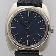 Seiko 5621 7000 Watch Timepiece Navy Dial Vintage Classic Genuine Used