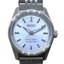 SEIKO King Seiko SDKS027(6R51 00B0) Blue Stainless Steel Men s Watch Used