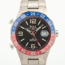 BALL Watch Roadmaster Pilot GMT DG3038A-S1CJ-BK TI SS AT black dial 3 Extra Link