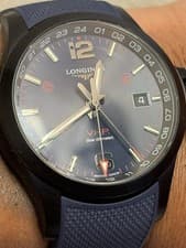 Longines Conquest V.H.P. Blue Men's Watch - L37282969