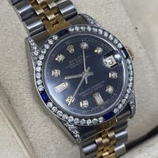 Rolex Datejust Two Tone 31mm Black Dial Automatic Watch