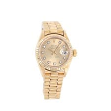 ROLEX 69178 Lady Datejust 18K Gold 26mm Automatic Diamond Watch (FPP011601)