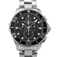 TAG HEUER Aquaracer Quartz Chronograph One Piece CAN1012.BA0821 #W2771