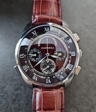CAMPANOLA Grand Complication Kokiake Quartz Watch Men’s Rare Color from Japan
