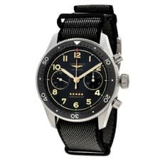 Longines Spirit Flyback Chronograph Automatic Black Dial Men's Watch LNG38211532