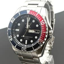 Seiko 5 Sports 7S36-03C0 Day Date Stainless Steel 23 Jewels Automatic Mens Watch