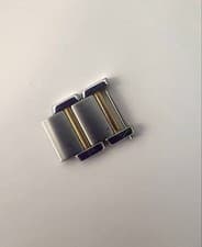 Cartier Tank Francaise LM Watch 2 Links Stainless Steel Gold Tone 18mm