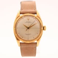 Vintage 35mm 1957 Rolex 6582 Oyster Perpetual "Zephyr" Automatic Wristwatch 14k