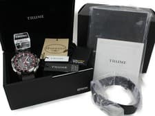 【Near Mint】EPSON TRUME MB7010 Solar Titanium Chronograph Watch Boxed From JAPAN