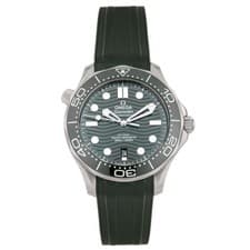 Omega Seamaster 300m Stainless Steel Green 42mm 210.32.42.20.10.001 Full Set