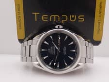 OMEGA SEAMASTER AQUA TERRA ANNUAL CALENDAR YEAR 2007 AUTOMATIC STEEL WATCH