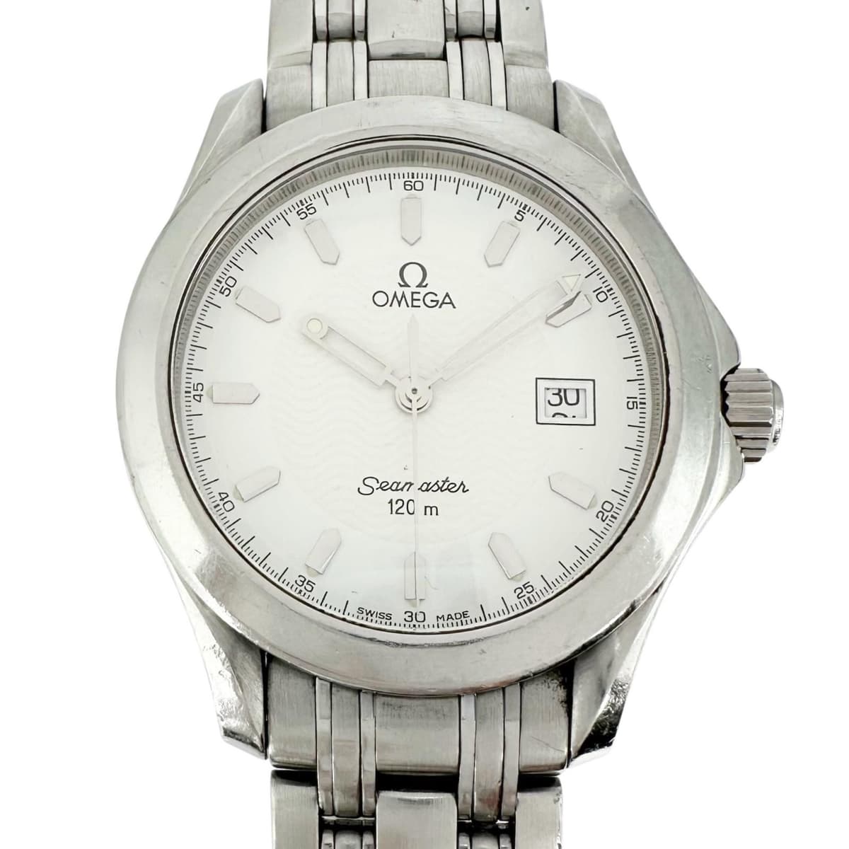 OMEGA Seamaster 120 2511.20 Watches Silver whiteDial mens【used】