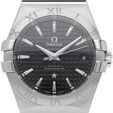 OMEGA WATCH CONSTELLATION CO-AXIAL CHRONOMETER 123.10.38.21.01.002 BLACK MEN'S