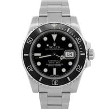 Rolex Submariner Date BLACK Stainless Steel 40mm Oyster 116610 LN Watch
