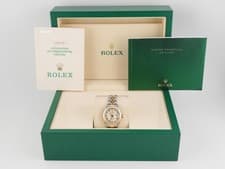 Rolex 69173 Lady-Datejust 26 mm Linen Dial Jubilee Bracelet Box & Papers 1990