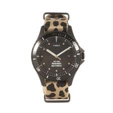 Excellent Timex x Wacko Maria x END. Navi 38 TWG062400 Watch Leopard Limited 300