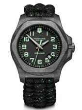 Victorinox 241859 I.N.O.X. Carbon Set + Replacement Strap Mens Watch 43mm