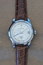 Grand Seiko SBGJ217 Hi-Beat GMT - Full Set Box Papers Unworn OEM Strap Deployant