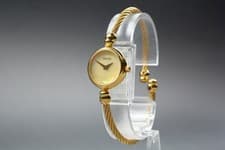 [Near MINT] Gucci 2700.2.L 20mm Shell Dial Gold Quartz Women's Bangle Watch