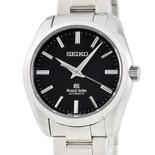 SEIKO WATCH GRAND SEIKO 9S MECHANICAL SBGR101 9S61-00B0 BLACK AUTOMATIC SS MEN'S