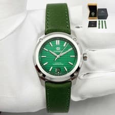 2022 Formex Essence 0333.1.6600 39MM Green Dial Stainless Steel Box Papers