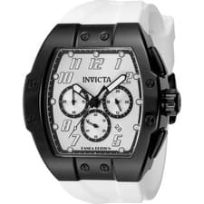 Invicta Men's Watch Invicta Racing Panda Chronograph White Silicone Strap 48941