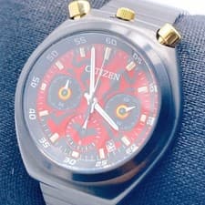 Citizen Tsuno Chrono AN3668-55W Star Wars Watch 38mm Black Red Used