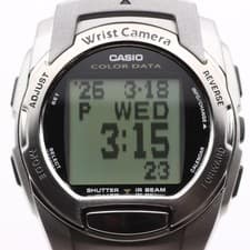 Casio Wrist Camera WQV-3 Quartz Digital Watch Vintage 43mm