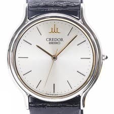 Seiko Credor Men's Wristwatch 8J81-6A30 Quartz w/box Used Working Made in Japan