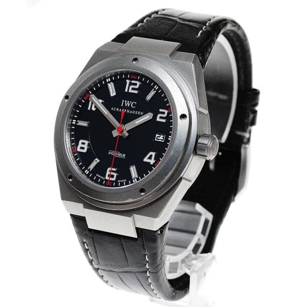 IWC SCHAFFHAUSEN INGENIEUR AUTOMATIC AMG IW322703 42mm Titanium Black Dial #C397