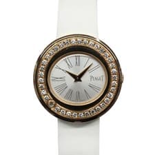 PIAGET WATCH POSSESSION DIAMOND BEZEL WJ108251 SILVER 750PG SATIN QUARTZ WOMEN'S