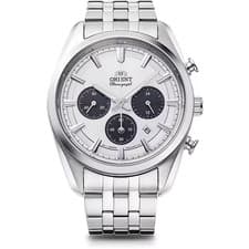 Orient RN-TX0305S Solar Chronograph Men's Watch Stainless Steel