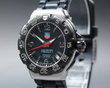 Near MINT Tag Heuer Formula 1 WAC1210 Professional 200m Black Quartz Men's Watch