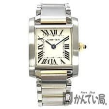 Cartier Tank Française SM W51007Q4 18K Yellow Gold Two-tone Model