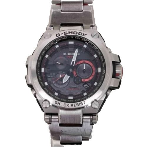 CASIO G-SHOCK MT-G MTG-S1000D-1A4JF Tough Solar Radio Black Red Silver Watch