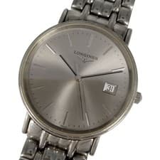 Longines Grand Classic Date Quartz Men's Watch Silver Used From Japan From Japan
